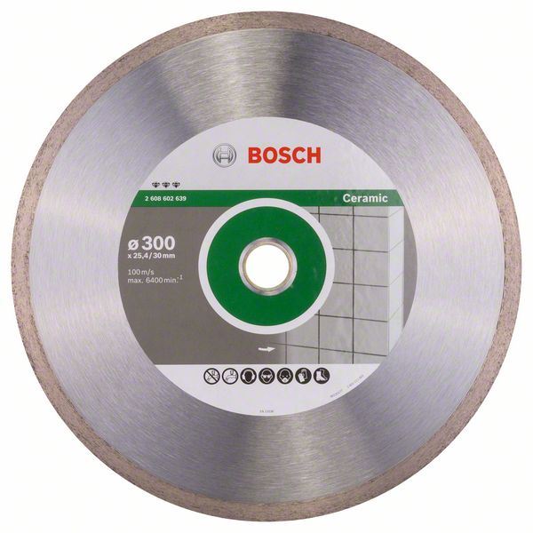 Dijamantska rezna ploča Best for Ceramic Bosch 2608602639, 300 x 30/25,40 x 2,8 x 10 mm (2608602639)